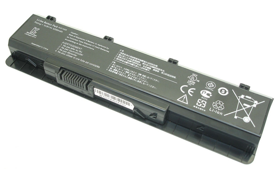 Аккумулятор для Asus N45, N55, N75 10.8V-11.1V 5200mAh